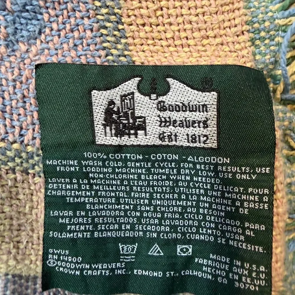 Goodwin weavers‎ blue and green
